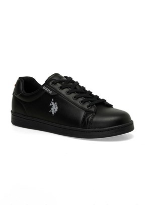 US POLO ASSN 4F COSTA 4PR Siyah Erkek Sneaker Ayakkabı