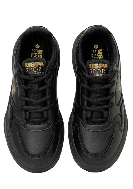 US POLO ASSN - 4W MARTHA 4PR Kadın Siyah Sneaker Ayakkabı