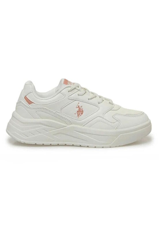 US POLO ASSN - 4W MARTHA 4PR Kadın Beyaz Sneaker Ayakkabı