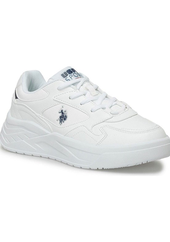 US POLO ASSN Beyaz Kadın Sneaker Ayakkabı
