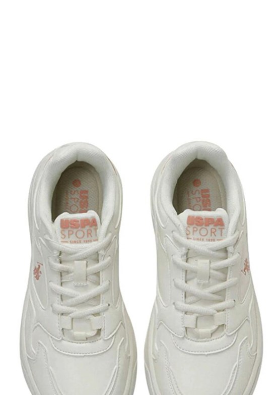 US POLO ASSN - 4W MARTHA 4PR Kadın Beyaz Sneaker Ayakkabı