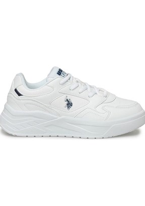 US POLO ASSN Beyaz Kadın Sneaker Ayakkabı