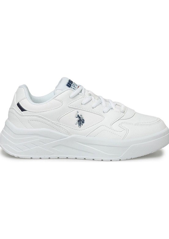 US POLO ASSN Beyaz Kadın Sneaker Ayakkabı