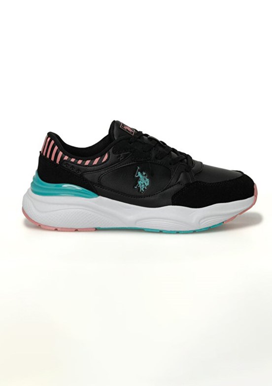 US POLO ASSN - 4W BLOSSOM 4PR Kadın Siyah Sneaker Ayakkabı