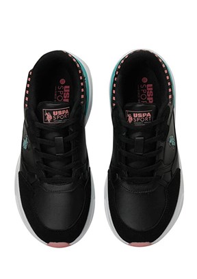 US POLO ASSN - 4W BLOSSOM 4PR Kadın Siyah Sneaker Ayakkabı