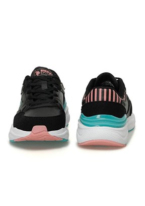 US POLO ASSN - 4W BLOSSOM 4PR Kadın Siyah Sneaker Ayakkabı