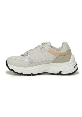 US POLO ASSN - 4S VIAVAI 4PR Kadın Bej Sneaker Ayakkabı