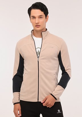 LUMBERJACK - 4W ML BEI 22ITL1099 4PR Erkek Bej Eşofman Üstü