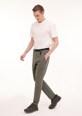 LUMBERJACK - 4W ML SEMS 23F3064M 4PR Erkek Haki Dokuma Pantolon