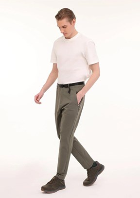 LUMBERJACK - 4W ML SEMS 23F3064M 4PR Erkek Haki Dokuma Pantolon