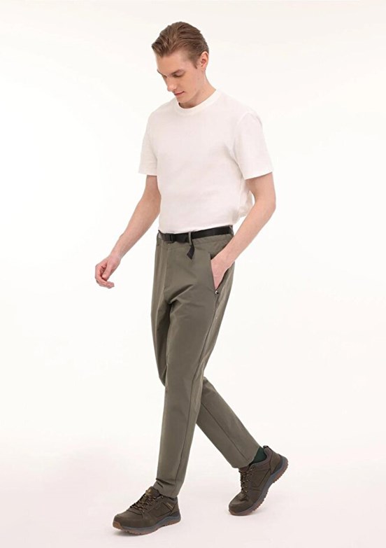 LUMBERJACK - 4W ML SEMS 23F3064M 4PR Erkek Haki Dokuma Pantolon