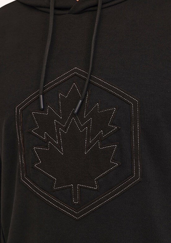 LUMBERJACK - 4W ML GRASS 17URB2013 4PR Erkek Siyah Kapüşonlu Sweatshirt