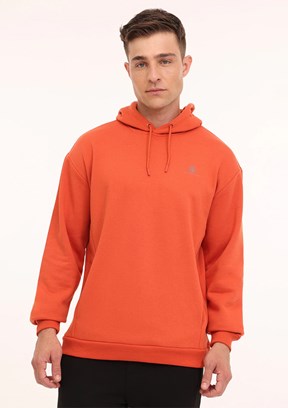 Lumberjack Turuncu Erkek Kapüşonlu Sweatshirt