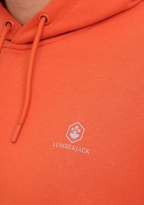 Lumberjack Turuncu Erkek Kapüşonlu Sweatshirt