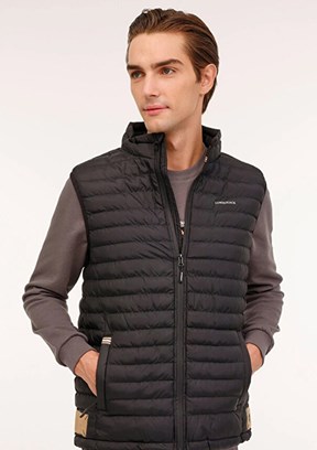 LUMBERJACK 4W Ml Brt Vest 4Pr - A10174284908011 Erkek Siyah Dokuma Yelek