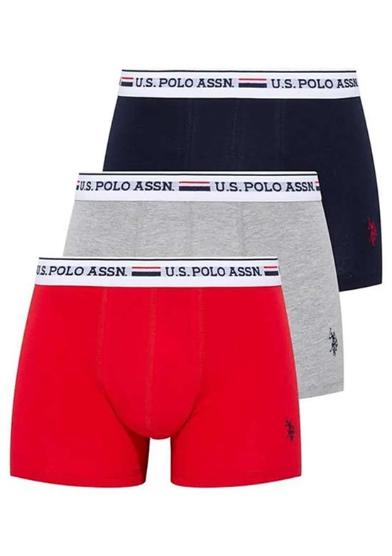 US POLO ASSN Kırmızı Erkek Boxer