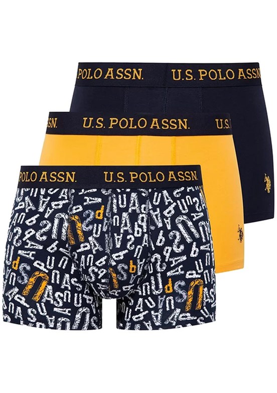 US POLO ASSN Mavi Erkek Boxer