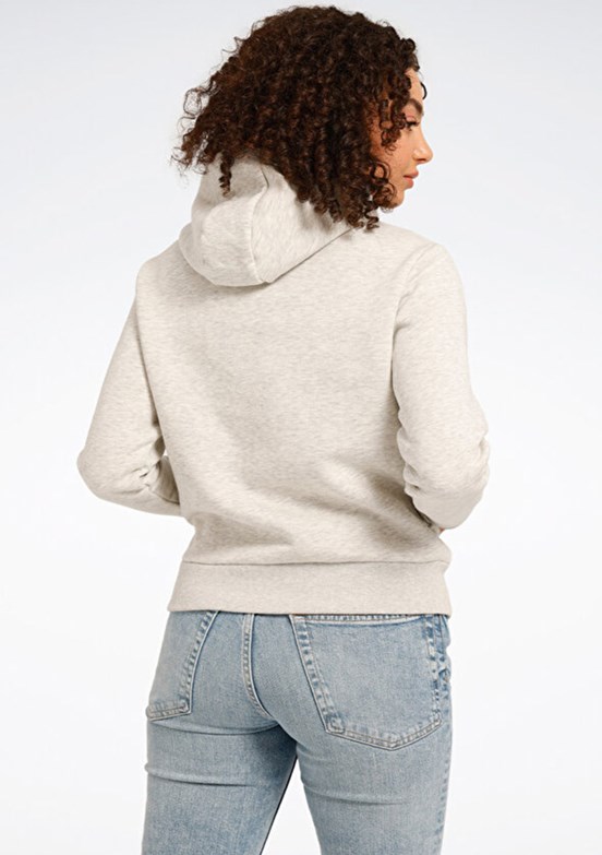 REEBOK Ri Bl Fleece Hoodie - 101944149006 Kadın Beyaz Kapüşonlu Sweatshirt