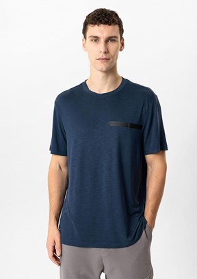 BACKANDBOND Lacivert Erkek Regular T-Shirt