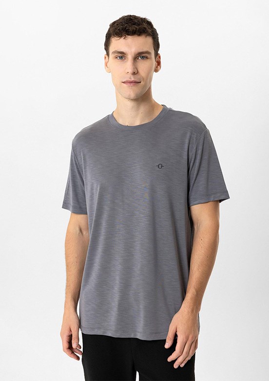 BACKANDBOND Antrasit Erkek Regular T-Shirt