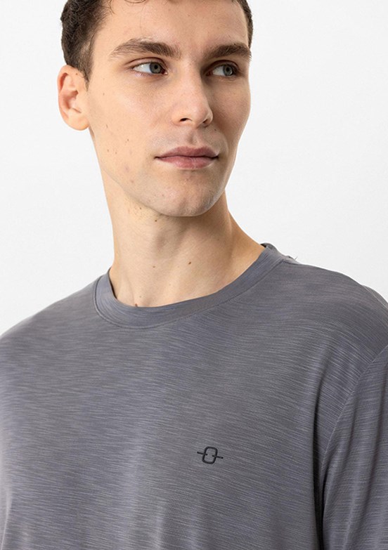 BACKANDBOND Antrasit Erkek Regular T-Shirt