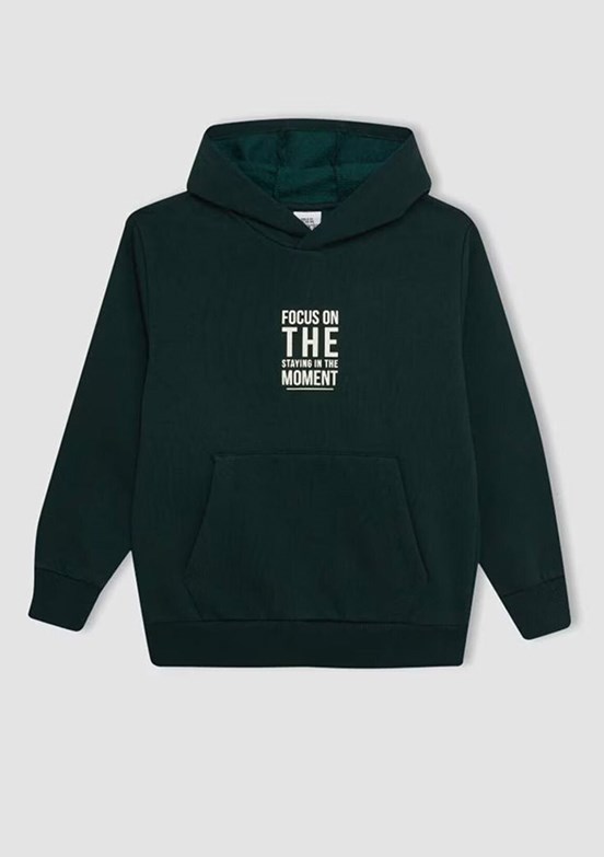 Defacto D.Green Erkek Çocuk Kapüşonlu Sweatshirt