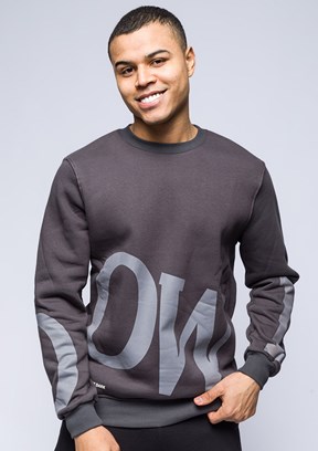 JOHNNY JOE Antrasit Erkek 3 İplik Sweatshirt