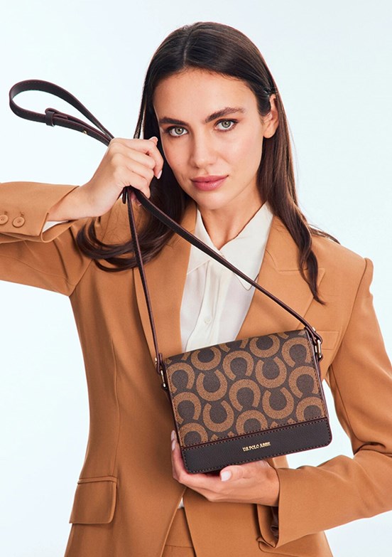 US POLO ASSN Kahverengi Kadın Çapraz Çanta