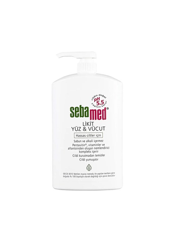 Sebamed Unisex Likit Yüz Ve Vücut Temizleyici 1000 Ml