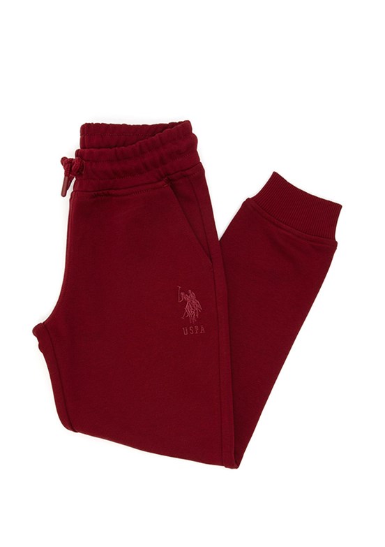 US POLO ASSN Bordo Erkek Çocuk Standart Pantolon