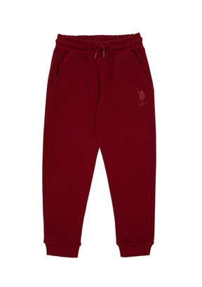 US POLO ASSN Bordo Erkek Çocuk Standart Pantolon