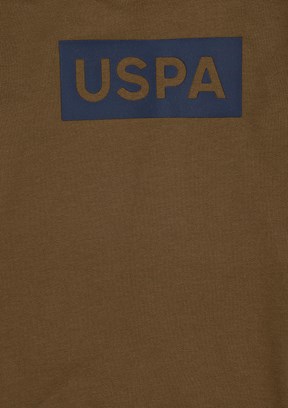 US POLO ASSN Haki Erkek Çocuk Basic Sweatshirt