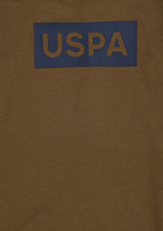 US POLO ASSN Haki Erkek Çocuk Basic Sweatshirt