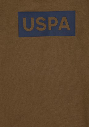 US POLO ASSN Haki Erkek Çocuk Basic Sweatshirt