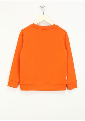 Haribo Oranj Erkek Çocuk Bisiklet Yaka Sweatshirt