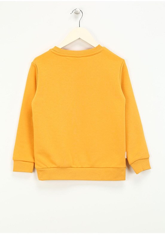 Haribo Hardal Unisex Çocuk Bisiklet Yaka Sweatshirt