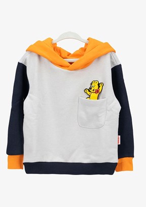 HARİBO Gri Unisex Çocuk Kapüşonlu Sweatshirt
