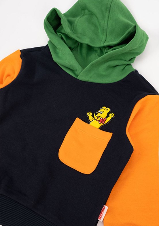 HARİBO Lacivert Unisex Çocuk Kapüşonlu Sweatshirt