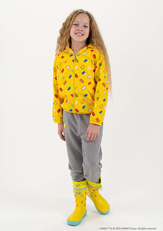 HARİBO Sarı Unisex Çocuk Rüzgarlık