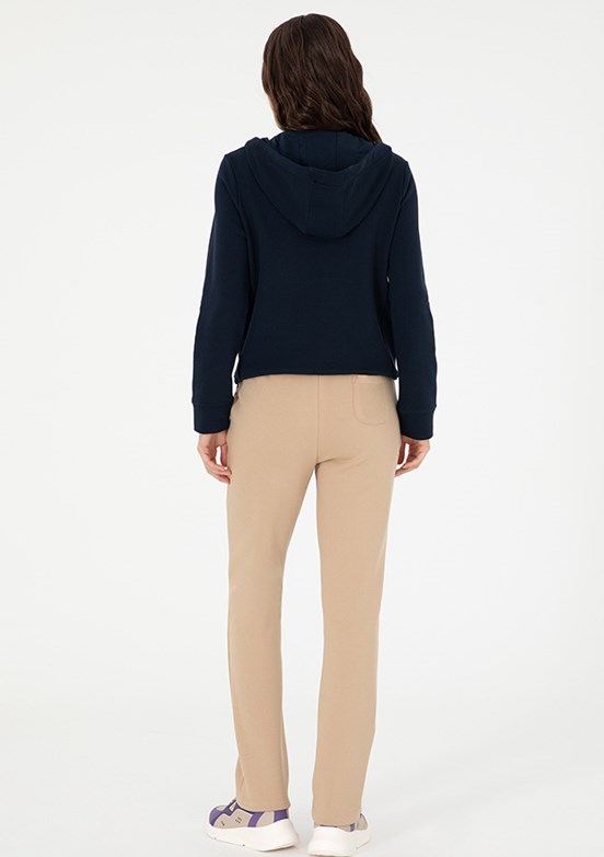 US POLO ASSN Bej Kadın Regular Pantolon