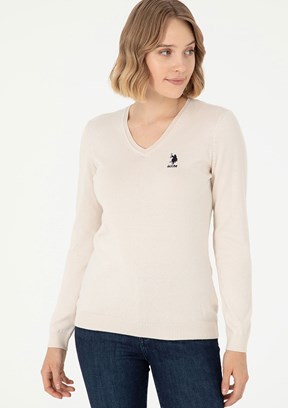 U.S. Polo Assn Kadın Slim Kazak