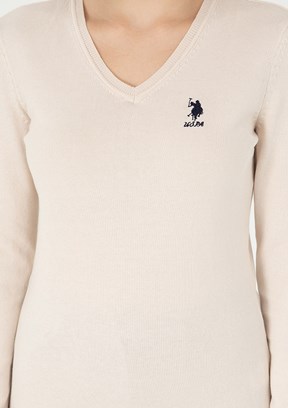 U.S. Polo Assn Kadın Slim Kazak