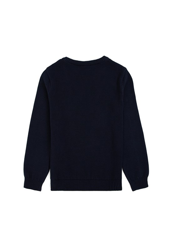 US POLO ASSN Lacivert  Erkek Çocuk Slim Kazak