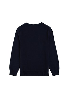 US POLO ASSN Lacivert  Erkek Çocuk Slim Kazak