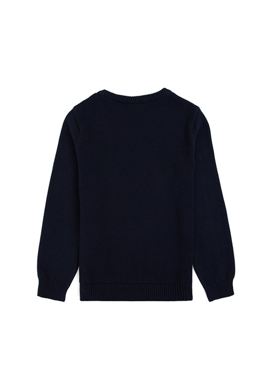 US POLO ASSN Lacivert  Erkek Çocuk Slim Kazak
