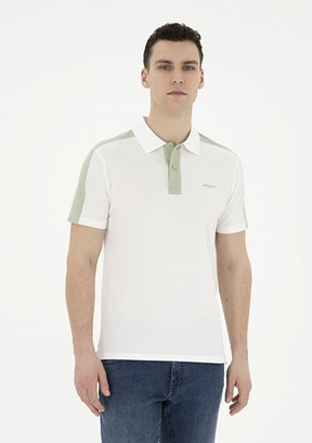 Pierre Cardin Beyaz Erkek Slim T-Shirt