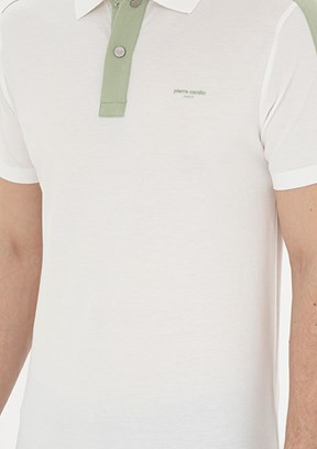 Pierre Cardin Beyaz Erkek Slim T-Shirt