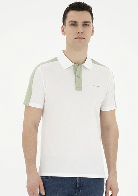 Pierre Cardin Beyaz Erkek Slim T-Shirt
