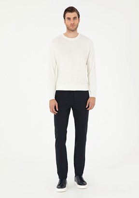 PİERRE CARDİN Lacivert Erkek Slim Pantolon