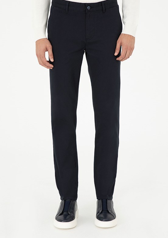 PİERRE CARDİN Lacivert Erkek Slim Pantolon